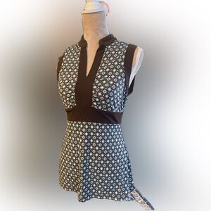 Studio 1940 Rich Brown stretchy Blend Fabric